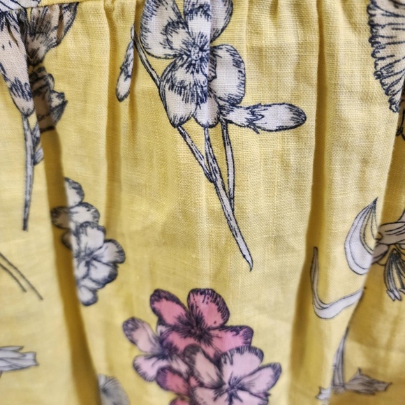 NWT CHARTER CLUB LUXURY 100% LINEN FLORAL  LS TUNIC BLOUSE- SIZE 3X - Picture 8 of 8